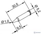 102PDLF10 — конус 1 мм (к i-Tool, i-Tool nano) фото