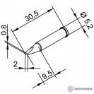 102CDLF20 — Клин 2 мм (к i-Tool, i-Tool nano) фото