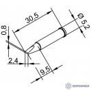 102CDLF24 — клин 2,4 мм (к i-Tool, i-Tool nano) фото