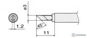 T13-KU — сменные композитные паяльные головки для паяльников с подачей азота фото