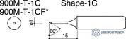 HAKKO 900M-T-1CF — паяльная сменная головка для паяльников HAKKO 907/907ESD фото