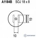 A1184B — сменная головка для HAKKO 850B, 852B, FR-801, FR-802, FR-803 фото