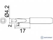 HAKKO 900M-T-RT — паяльная сменная головка для паяльников HAKKO 907/907ESD фото