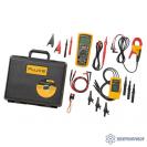 Fluke 1587/MDT FC — комплект мультиметр-мегаомметр c функцией беспроводной связи + токовые клещи + индикатор чередования фаз фото