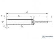 МD17-Z-1.5 — паяльная насадка 1,5 мм (затачиваемая, медная) фото