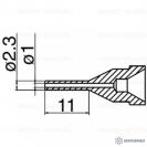 N61-12 — насадка 1.0 мм типа L фото