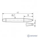 МP12-DА-04 — паяльная насадка 4,5 мм (двухсторонний срез, износостойкая) фото