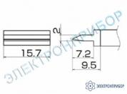 T12-1402 — паяльная сменная композитная головка для станций FX-950/ FX-951/FX-952/FM-203 фото