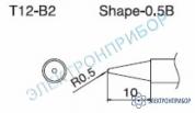 T12-B2 — паяльная сменная композитная головка для станций FX-950/ FX-951/FX-952/FM-203 фото