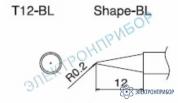 T12-BL — паяльная сменная композитная головка для станций FX-950/ FX-951/FX-952/FM-203 фото