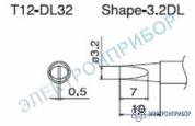 T12-DL32 — паяльная сменная композитная головка для станций FX-950/ FX-951/FX-952/FM-203 фото