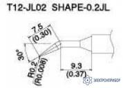 T12-JL02 — паяльная сменная композитная головка для станций FX-950/ FX-951/FX-952/FM-203 фото