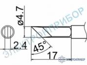 T12-KF — паяльная сменная композитная головка для станций FX-950/ FX-951/FX-952/FM-203 фото