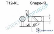 T12-KL — паяльная сменная композитная головка для станций FX-950/ FX-951/FX-952/FM-203 фото