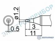 T12-WD12 — паяльная сменная композитная головка для станций FX-950/ FX-951/FX-952/FM-203 фото