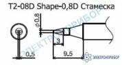 T2-08D — паяльные сменные композитные головки для станции 942 фото