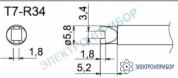 T7-R34 — паяльные сменные композитные головки для станции FМ-202 фото
