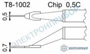 T8-1002 — паяльные сменные композитные головки для термопинцета FМ-2022 фото