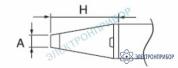 A1577 — паяльная сменная головка для термопинцета HAKKO 950 (C1311) фото