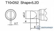 T10-D52 — паяльная сменная композитная головка для станций 938 фото