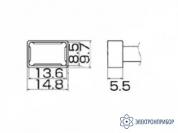 T12-1201 — паяльная сменная композитная головка для станций FX-950/ FX-951/FX-952/FM-203 фото