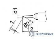 T12-C1 — паяльная сменная композитная головка для станций FX-950/ FX-951/FX-952/FM-203 фото