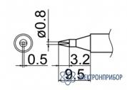 T12-D08 — паяльная сменная композитная головка для станций FX-950/ FX-951/FX-952/FM-203 фото