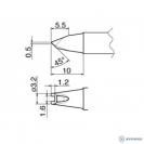 T20-1611 — наконечник для станций FX-838 фото