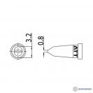 T800-3.2D — насадка паяльная фото