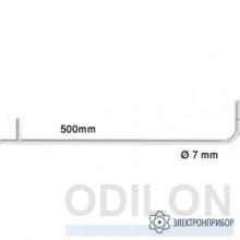 0635 2045 — трубка Пито, длина 500 мм, диаметр 7 мм, нерж. сталь, для измерения скорости потока фото 1
