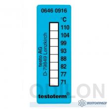 0646 0916 — самоклеющиеся термоиндикаторы 71-110°C фото 1