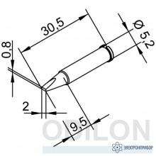 102CDLF20 — Клин 2 мм (к i-Tool, i-Tool nano) фото 1