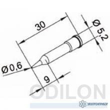 102PDLF06 — конус 0,6 мм (к i-Tool, i-Tool nano) фото 1