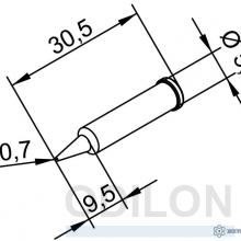 102PDLF07 — конус 0,7 мм (к i-Tool, i-Tool nano) фото 1