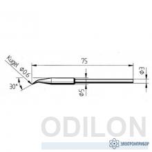 212ID — конус 0,6мм, изогнутое (к MicroTool) фото 1