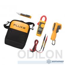 Fluke 62MAX+/323/1AC — комплект инфракрасного термометра, токоизмерительных клещей и детектор напряжения переменного тока фото 1