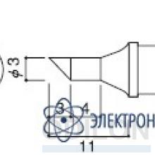 A1161 — паяльная сменная композитная головка для станции Hakko FX-838 фото 1