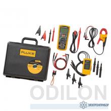 Fluke 1587/MDT FC — комплект мультиметр-мегаомметр c функцией беспроводной связи + токовые клещи + индикатор чередования фаз фото 1