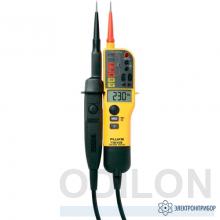 Fluke T150/VDE — тестер напряжения/целостности с ЖК-дисплеем, омметром и переключаемой нагрузкой (версия VDE) фото 1