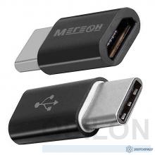 МЕГЕОН 33203К — переходник (USB-C папа - microUSB мама) фото 1