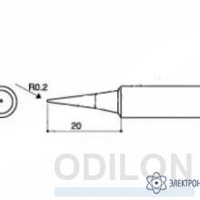 HAKKO 900 L-T-I — паяльная сменная головка для паяльников HAKKO 900L, 908 фото 1