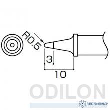 A1173 — паяльная сменная композитная головка для станции Hakko FX-838 фото 1
