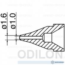 N61-03 — насадка 1.0 мм типа SS для демонтажной станции FR-410-07 фото 1