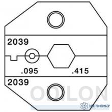 Paladin Tools PA2039 — матрица N и MS39012 типа RG8 RG11 RG213 RG216 для кримперов 1300/8000 фото 1