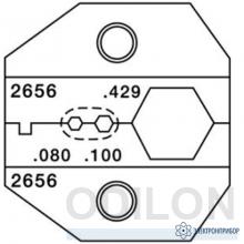 Paladin Tools PA2656 — матрица RG8 RG11 RG213 N-типа для кримперов 1300/8000 фото 1