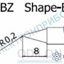 T12-BZ — паяльная сменная композитная головка для станций FX-950/ FX-951/FX-952/FM-203 фото 1