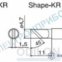 T12-KR — паяльная сменная композитная головка для станций FX-950/ FX-951/FX-952/FM-203 фото 1