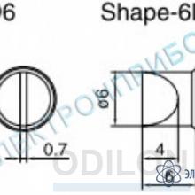 T14-D6 — паяльные сменные композитные головки для паяльника с подачей азота HAKKO 957, станции HAKKO 938 фото 1