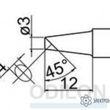 T20-BC3 — паяльная сменная композитная головка для станций FX-838 фото 1