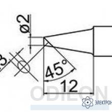 T20-BCF2 — паяльная сменная композитная головка для станций FX-838 фото 1